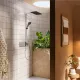 Hansgrohe Raindance Alive Q zuhanyrendszer ShowerSelect Comfort E termosztáttal EcoSmart, króm 24581000