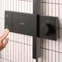 Hansgrohe Raindance Alive Q zuhanyrendszer ShowerSelect Comfort E termosztáttal EcoSmart, szálcsiszolt fekete/króm 24581340