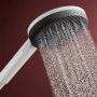 Hansgrohe Raindance Alive Q zuhanyrendszer ShowerSelect Comfort E termosztáttal EcoSmart, matt fehér 24581700