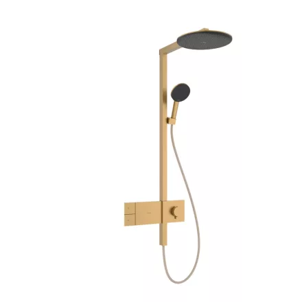 Hansgrohe Raindance Alive S zuhanyrendszer 300 ShowerSelect Comfort E termosztáttal, szálcsiszolt bronz 24582140