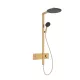 Hansgrohe Raindance Alive S zuhanyrendszer 300 ShowerSelect Comfort E termosztáttal, szálcsiszolt bronz 24582140