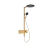 Hansgrohe Raindance Alive S zuhanyrendszer 300 ShowerSelect Comfort E termosztáttal, szálcsiszolt bronz 24582140