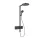 Hansgrohe Raindance Alive S zuhanyrendszer 300 ShowerSelect Comfort E termosztáttal, szálcsiszolt fekete/króm 24582340