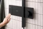Hansgrohe Raindance Alive S zuhanyrendszer 300 ShowerSelect Comfort E termosztáttal, matt fekete 24582670