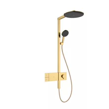 Hansgrohe Raindance Alive S zuhanyrendszer 300 ShowerSelect Comfort E termosztáttal, polírozott arany hatású 24582990