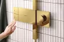 Hansgrohe Raindance Alive S zuhanyrendszer 300 ShowerSelect Comfort E termosztáttal, polírozott arany hatású 24582990