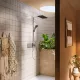 Hansgrohe Raindance Alive Q zuhanyrendszer ShowerSelect Comfort E termosztáttal, króm 24590000