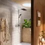 Hansgrohe Raindance Alive Q zuhanyrendszer ShowerSelect Comfort E termosztáttal, króm 24590000