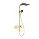 Hansgrohe Raindance Alive Q zuhanyrendszer ShowerSelect Comfort E termosztáttal, polírozott arany hatású 24590990
