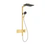 Hansgrohe Raindance Alive Q zuhanyrendszer ShowerSelect Comfort E termosztáttal, polírozott arany hatású 24590990