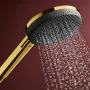 Hansgrohe Raindance Alive Q zuhanyrendszer ShowerSelect Comfort E termosztáttal, polírozott arany hatású 24590990