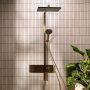 Hansgrohe Raindance Alive Q 2 funkciós zuhanyrendszer ShowerSelect Comfort E termosztáttal EcoSmart, szálcsiszolt bronz 24591140