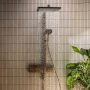 Hansgrohe Raindance Alive Q 2 funkciós zuhanyrendszer ShowerSelect Comfort E termosztáttal EcoSmart, szálcsiszolt bronz 24591140