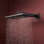 Hansgrohe Raindance Alive Q 2 funkciós zuhanyrendszer ShowerSelect Comfort E termosztáttal EcoSmart, szálcsiszolt fekete/króm 24591340