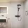 Hansgrohe Raindance Alive Q 2 funkciós zuhanyrendszer ShowerSelect Comfort E termosztáttal EcoSmart, matt fekete 24591670