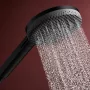 Hansgrohe Raindance Alive Q 2 funkciós zuhanyrendszer ShowerSelect Comfort E termosztáttal EcoSmart, matt fekete 24591670