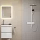 Hansgrohe Raindance Alive Q 2 funkciós zuhanyrendszer ShowerSelect Comfort E termosztáttal EcoSmart, matt fehér 24591700