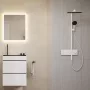 Hansgrohe Raindance Alive Q 2 funkciós zuhanyrendszer ShowerSelect Comfort E termosztáttal EcoSmart, matt fehér 24591700