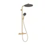 Hansgrohe Raindance Alive S Puro 1 funkciós zuhanyrendszer 300 Ecostat Element termosztáttal, szálcsiszolt bronz 24592140