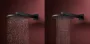 Hansgrohe Raindance Alive S Puro 1 funkciós zuhanyrendszer 300 Ecostat Element termosztáttal, matt fekete 24592670