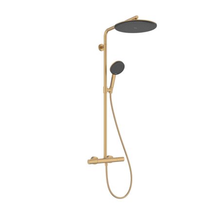 Hansgrohe Raindance Alive S Puro 1 funkciós zuhanyrendszer 300 Ecostat Element termosztát EcoSmart, szálcsiszolt bronz 24593140