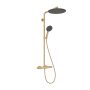 Hansgrohe Raindance Alive S Puro 1 funkciós zuhanyrendszer 300 Ecostat Element termosztát EcoSmart, szálcsiszolt bronz 24593140
