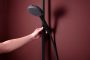 Hansgrohe Raindance Alive S Puro 1 funkciós zuhanyrendszer 300 Ecostat Element termosztát EcoSmart, matt fekete 24593670