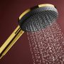 Hansgrohe Raindance Alive S Puro 1 funkciós zuhanyrendszer 300 Ecostat Element termosztát EcoSmart, polírozott arany hatású 24593990