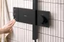 Hansgrohe Raindance Alive S zuhanyrendszer 300 ShowerSelect Comfort E termosztáttal, matt fekete 24595670