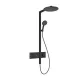 Hansgrohe Raindance Alive S zuhanyrendszer 300 ShowerSelect Comfort E termosztáttal EcoSmart, matt fekete 24596670