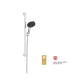 Hansgrohe Raindance Alive Select S 125 Unica E Puro 65 három funkciós zuhanyszett, króm kivitelben.