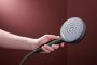 Hansgrohe Raindance Alive Select S 125 Unica E Puro 65 három funkciós  zuhanyszett EcoSmart, szálcsiszolt fekete/króm 24600340