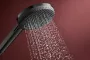 Hansgrohe Raindance Alive Select S 125 Unica E Puro 65 három funkciós  zuhanyszett EcoSmart, szálcsiszolt fekete/króm 24600340
