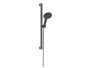 Hansgrohe Raindance Alive Select S 125 Unica E Puro 65 három funkciós  zuhanyszett EcoSmart, szálcsiszolt fekete/króm 24600340
