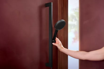 Hansgrohe Raindance Alive Select S 125 Unica E Puro 65 három funkciós zuhanyszett EcoSmart, matt fekete 24600670