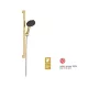 Hansgrohe Raindance Alive Select S 125 Unica E Puro 65 három funkciós zuhanyszett EcoSmart, polírozott arany hatású 24600990