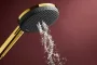 Hansgrohe Raindance Alive Select S 125 Unica E Puro 65 három funkciós zuhanyszett EcoSmart, polírozott arany hatású 24600990