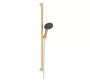 Hansgrohe Raindance Alive Select S 125 Unica E Puro 90 három funkciós zuhanyszett EcoSmart, szálcsiszolt bronz 24601140