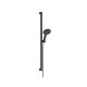 Hansgrohe Raindance Alive Select S 125 Unica E Puro 90 három funkciós zuhanyszett EcoSmart, matt fekete 24601670