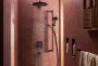 Hansgrohe Raindance Alive Select S 125 Unica E Puro 90 három funkciós zuhanyszett EcoSmart, matt fekete 24601670