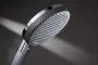 Hansgrohe Raindance Alive Select S zuhanyszett modern króm kialakítással és 3 funkciós kézizuhannyal.
