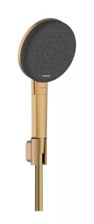 Hansgrohe Raindance Alive Select S zuhanytartó szett szálcsiszolt bronz kivitelben.