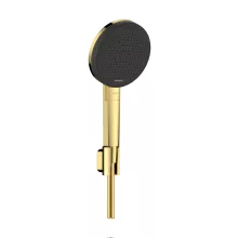 Hansgrohe Raindance Alive Select S zuhanytartó szett polírozott arany hatású kivitelben.