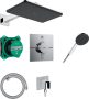 Hansgrohe Raindance Alive Q 1 funkciós zuhanyrendszer szett ShowerSelect Comfort E termosztáttal, króm 24620000