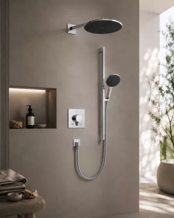 Hansgrohe Raindance Alive S 300 beépíthető zuhanyrendszer Ecostat Comfort E termosztáttal króm 24622000