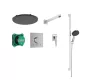 Hansgrohe Raindance Alive S 300 beépíthető zuhanyrendszer Ecostat Comfort E termosztáttal króm 24622000