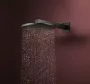 Hansgrohe Raindance Alive S 300 beépíthető zuhanyrendszer Ecostat Comfort E termosztáttal szálcsiszolt fekete króm 24622340