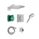 Hansgrohe Raindance Design E 300 zuhanyrendszer Ecostat Comfort E termosztáttal króm 24623000