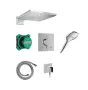 Hansgrohe Raindance Design E 300 zuhanyrendszer Ecostat Comfort E termosztáttal króm 24623000