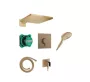 Hansgrohe Raindance Design E 300 zuhanyrendszer Ecostat Comfort E termosztáttal szálcsiszolt bronz 24623140